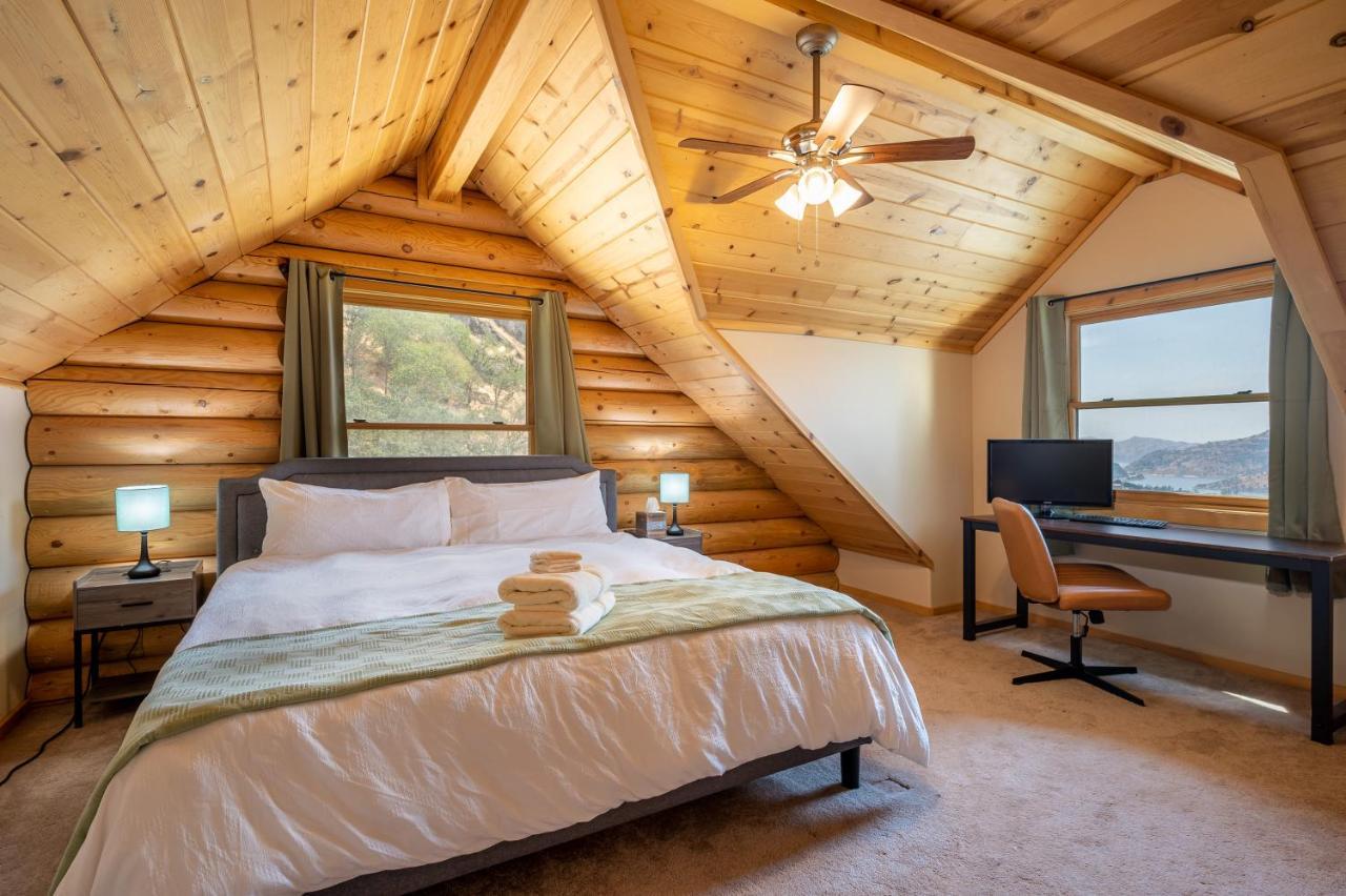 4 Kings Log Cabin 150 Acres Spectacular Views Three Rivers Exterior foto